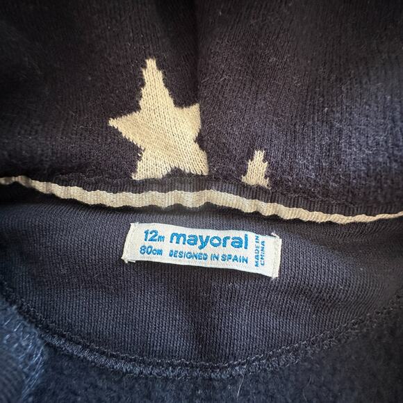 Mayoral Sweatshirt Hoodie Jacket EUC 12mo - Picture 4 of 5